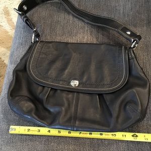 Coach excellent co diction leather bag model 13729